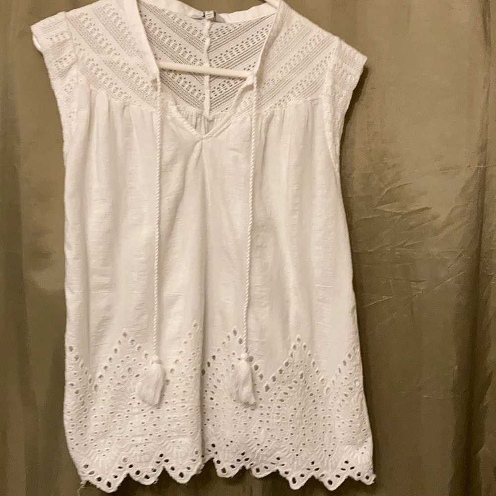 Ladies cotton sleeveless top